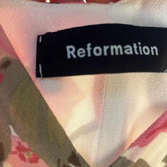 Reformation Bell Dress-Josephine -Mini - Picture 3 of 16